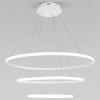 Подвесной светодиодный светильник с пультом управления 90264/3 белый Eurosvet Collars