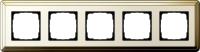 Gira ClassiX Латунь/Кремовый Рамка 5-ая