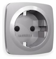 Лицевая панель OMEGA (Сталь матовый) для электрической розетки с заземлением со шторками QUANT OP5070