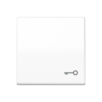 JUNG Клавиша для выключателя с символом "замок" белая