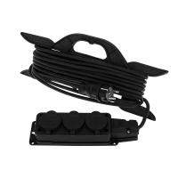 Удлинитель-шнур на рамке КГ 3х1.5, 10 м, 3 гнезда, морозостойкий, с/з, 16 А, 3500 Вт, IP44 (Сделано в России) Rexant