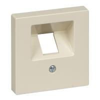 SE Merten SM Беж глянец Накладка розетки ТЛФ/комп 1-ой наклонной