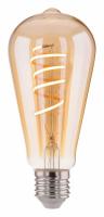 Филаментная светодиодная лампа ST64 8W 3300K E27 (тонированная) BLE2717 Elektrostandard ST64 F a048391