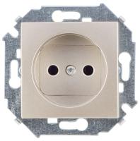 Simon 15 Шампань Розетка б/з, 16А, 250В, винт.зажим Simon 15 Шампань Розетка б/з, 16А, 250В, винт.зажим