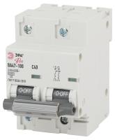 ЭРА NO-902-275 Pro Автоматический выключатель ВА47-100 2Р 40А 10 кА кривая С (6/60/1440)