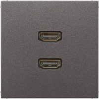 JUNG 2 x HDMI, антрацит