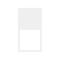 Simon 100 Белый матовый  Рамка вертикальная на 2 поста/2 модуля