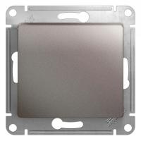 SE Glossa Платина Кнопка нажимная, сх.1, 10AX,