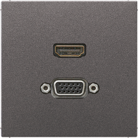 JUNG HDMI / VGA, антрацит