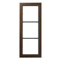 JUNG Античная латунь Рамка 3-кратная