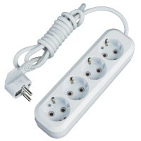 EKF PROxima Удлинитель "Эксперт" 4 гнезда 5 метра 16А/3,5кВт с заземлением ПВС 3х1