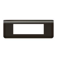 Legrand Mosaiс Рамка - Программа Mosaic - 6 модулей - матовая черная