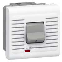 Legrand Mosaic Белый Автоматический выключатель термомагнитный, П+Н, 230В 16A 2 мод