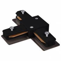 Коннектор Т-образный для однофазного шинопровода черный TRC-1-1-T-BK Elektrostandard Track Rail BK Surface a039510