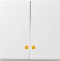 Gira S-55 Бел Клавиша 2-ая с подсветкой