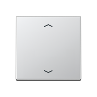 JUNG Клавиша для одинарной кнопки BCU алюминий