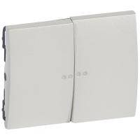 Legrand Galea Life Жемчуг Клавиша 2-ая c точечной подсветкой