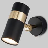 Настенный светильник 20096/1 черный / золото Eurosvet Viero