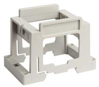 DKC Суппорт под розетку BRAVA на DIN рейку, цвет серый RAL 7035