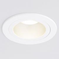 Встраиваемый точечный светильник 122 MR16 серебро/белый Elektrostandard Flood a053353