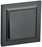 IEK BRITE Черный Выключ. 1-кл. 10А в сборе ВСР10-1-0-БрЧ