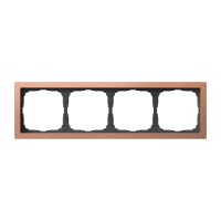 Systeme Electric ArtGallery Pure Металл Медь Рамка 4-ая