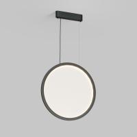 Подвесной светильник вертикальный VEIL, 35 Вт, ?600?2100 мм, LED 2700-6000K, IP20, пульт Д/У (в комплекте), черный, алюминий, акрил