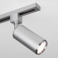 Трековый светильник для однофазного шинопровода Svit GU10 хром матовый MRL 1013 Elektrostandard Svit a050252