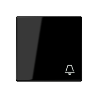 JUNG Клавиша с символом "звонок" черная