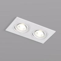 DK3022-WH Встраиваемый светильник, IP 20, 10 Вт, GU5.3, LED, белый, пластик