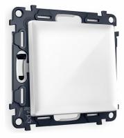 Комплект механизма 1-клавишного перекрестного выключателя ALFA MA101030 Белый глянец QUANT