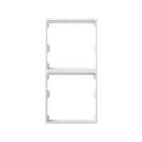 Simon Cima 500 Белый Адаптер для 2 модулей Simon 27, 50х100мм