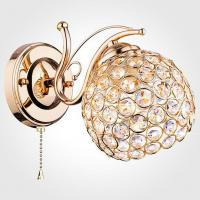 Бра со стеклянным плафоном 7777/1 золото Eurosvet Mirage