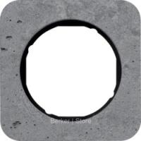 Berker R.1 Бетон/черный Рамка 1-местная