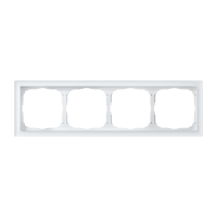 Systeme Electric ArtGallery Pure Органическое стекло Белый Рамка 4-ая