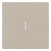 Клавиша одноклавишного выключателя с подсветкой, латте (35602 LT)