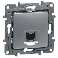Legrand Etika Алюминий Розетка комп (RJ45) 6 категория  UTP