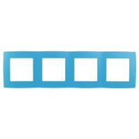 ЭРА 12-5004-28 Голубой Рамка на 4 поста, 12