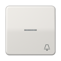 JUNG CD 500/CD plus Светло-серая Клавиша 1-ая с/п с символом ЗВОНОК