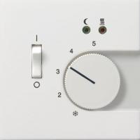 Gira Терморегулятор с размыкающим контактом, выключателем и контрольной лампой