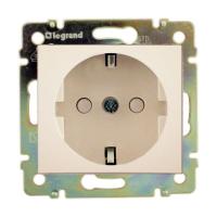 Legrand DIY Valena Крем Розетка 1-ая с/з с защитными шторками