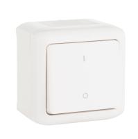 Legrand Quteo Белый Выключатель двухполюсный IP44