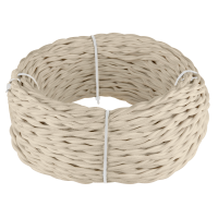 Ретро кабель витой 2х1,5 песочный 20 м (под заказ) W6452246 Ретро кабель витой 2х1,5 песочный 20 м (под заказ) W6452246