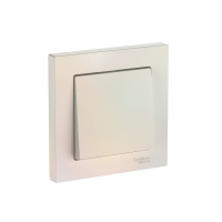 Systeme Electric AtlasDesign Жемчуг Выключатель 1-клавишный, сх.1, 10АХ, в сборе, быстрозажим. клем.