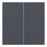 Клавиши двухклавишного выключателя, базальт (35611 BT)