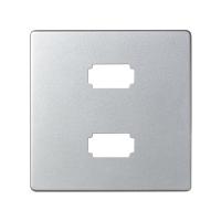 Simon 82 Detail Алюминий Накладка Розетки USB 2-ой 2.0 типа A, мама (7501090-039)