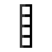 JUNG A creation Черная Рамка 4-ая