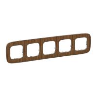 Legrand Valena ALLURE Орех Рамка 5-ая