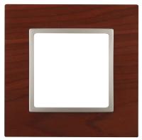 ЭРА 14-5301-08 Вишня+Шампань Рамка на 1 пост  дерево,  Elegance