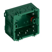 Systeme Electric Systeme Infinity Зеленый Коробка монтажная 87х87 для кладки или бетона